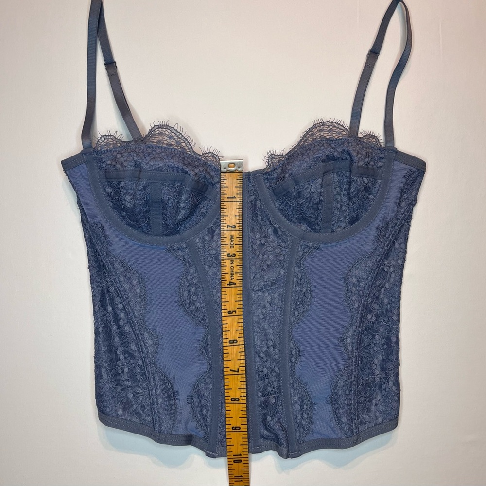 Urban Outfitters Out From Under Modern Love Corset Top Fairy Lace Womens Sz. S - Picture 10 of 13